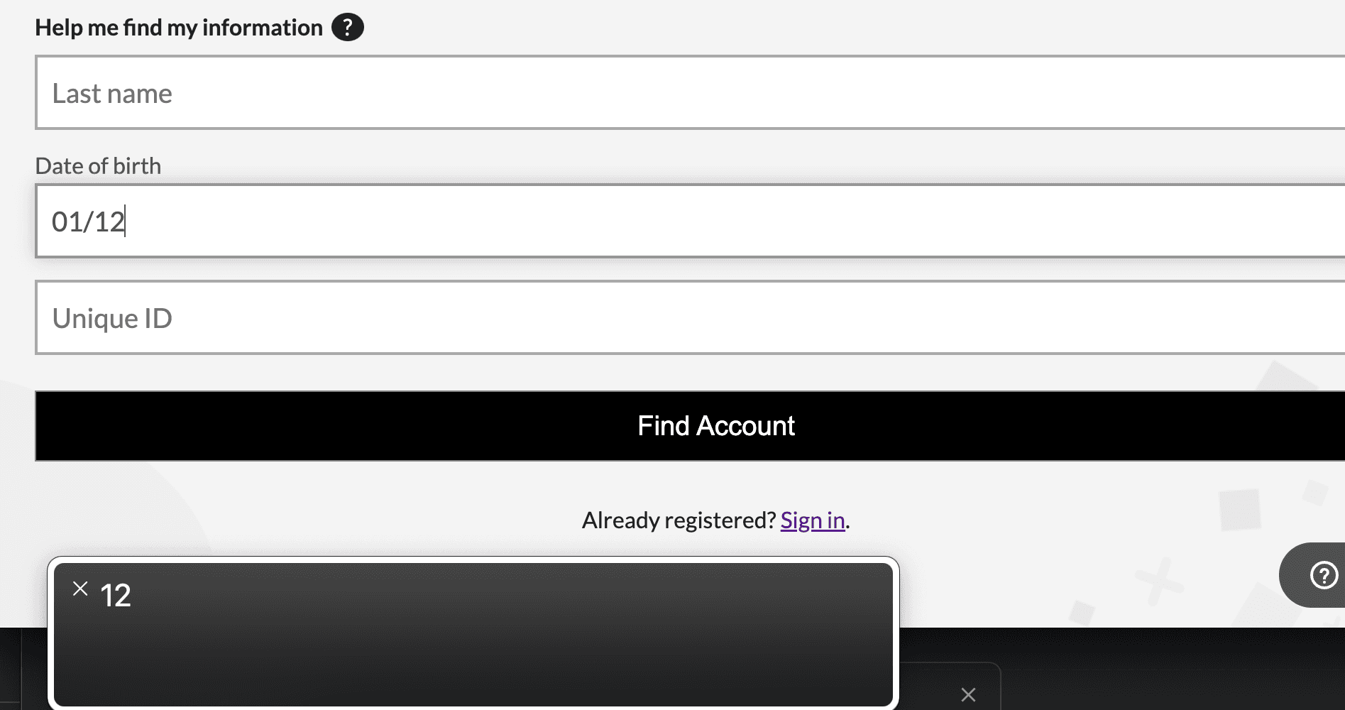 Screen reader recognition of input when the value changes